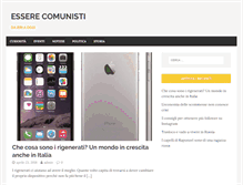 Tablet Screenshot of esserecomunisti.it